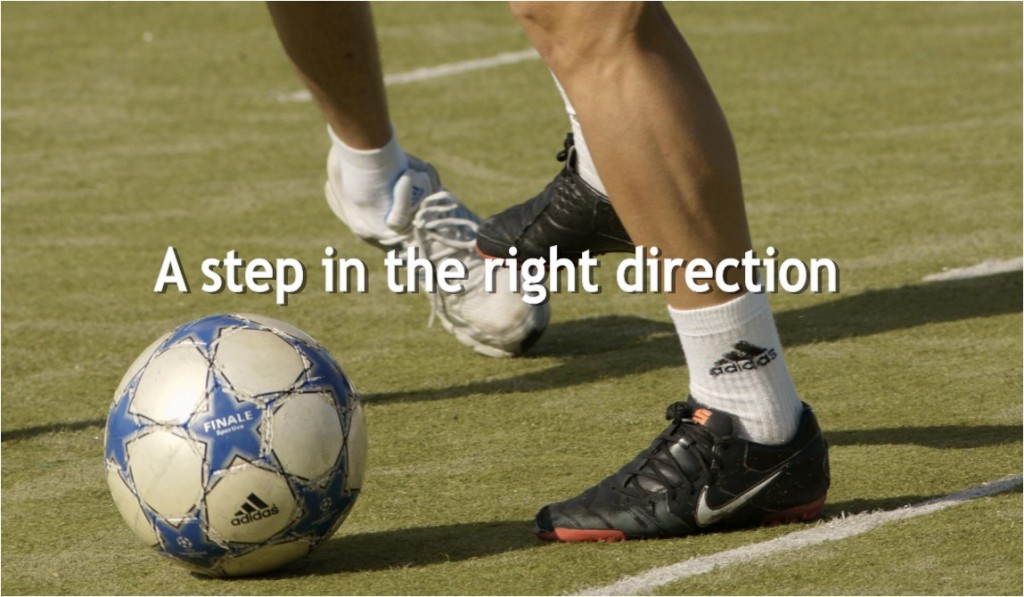 soccer step in right direction