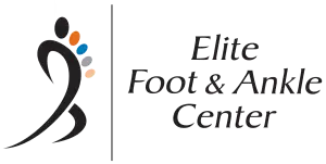 Elite Foot & Ankle Center stylized foot logo